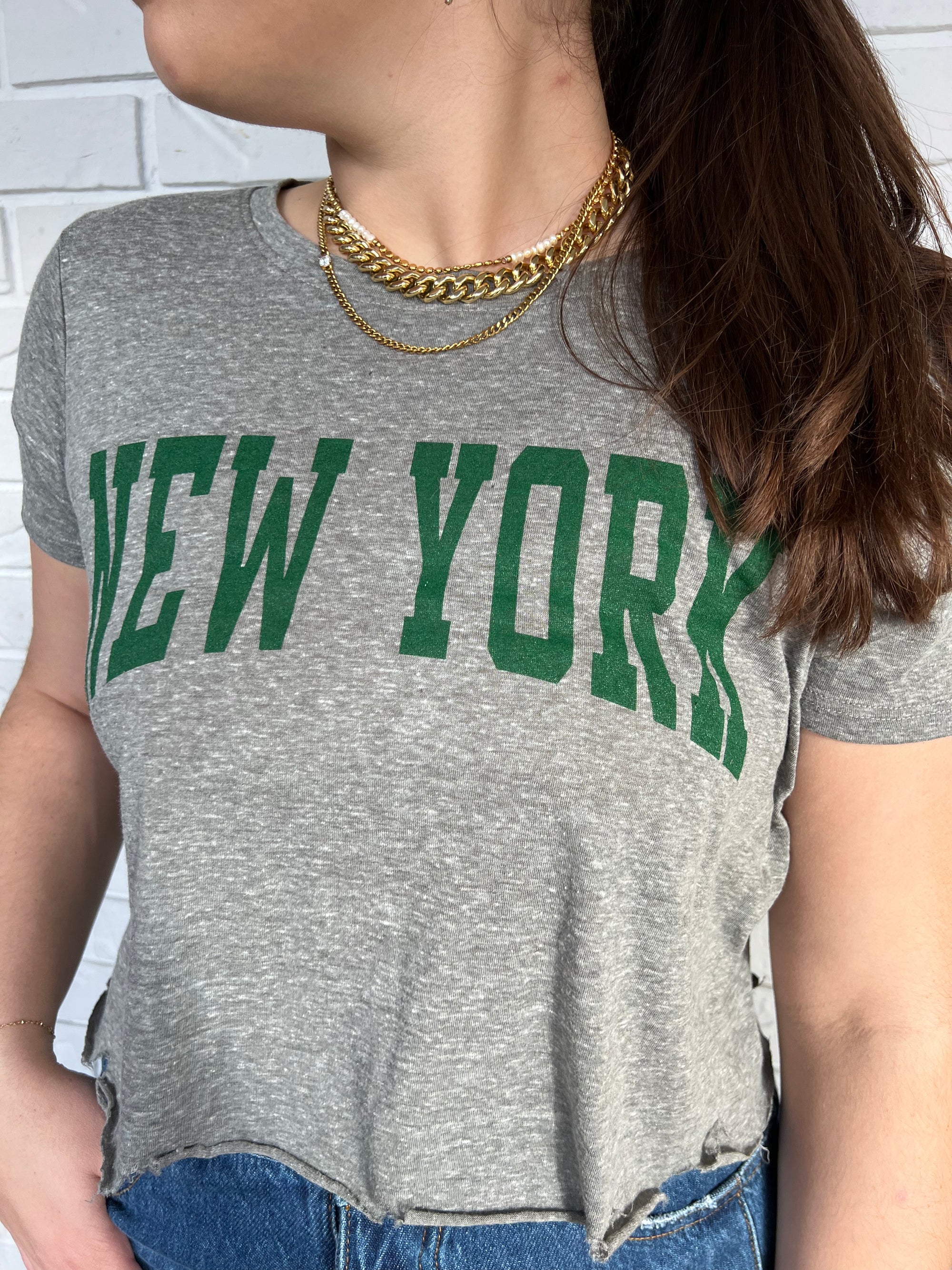 New York Crop Tee