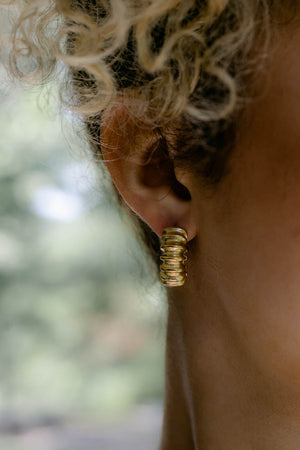 18K Harlow Hoop Earrings