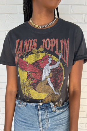 Janis Joplin Fairies Crop Tee