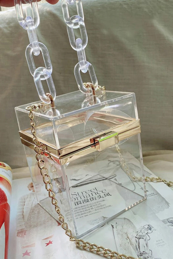 Square Clear Transparent Purse