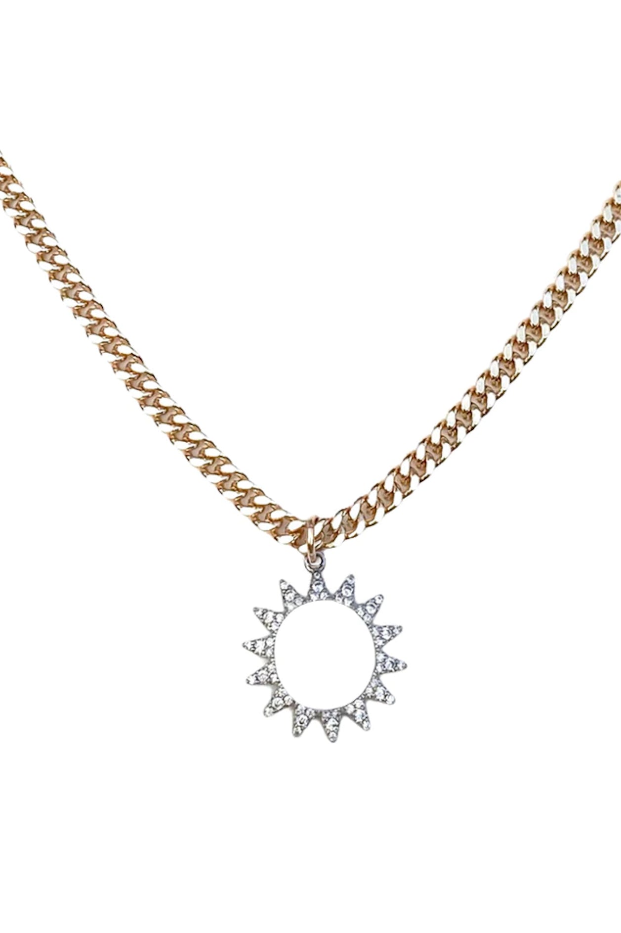 Farrah B Brazen Sun Necklace