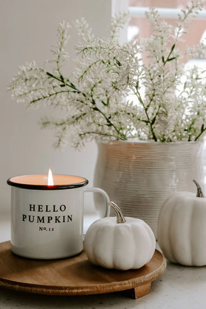 Hello Pumpkin Soy Candle - Coffee Mug Candle (STORE PICK UP ONLY)