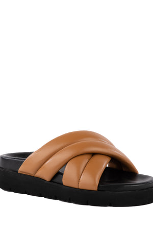 Seychelles Driving Force Sandals - Cognac Leather