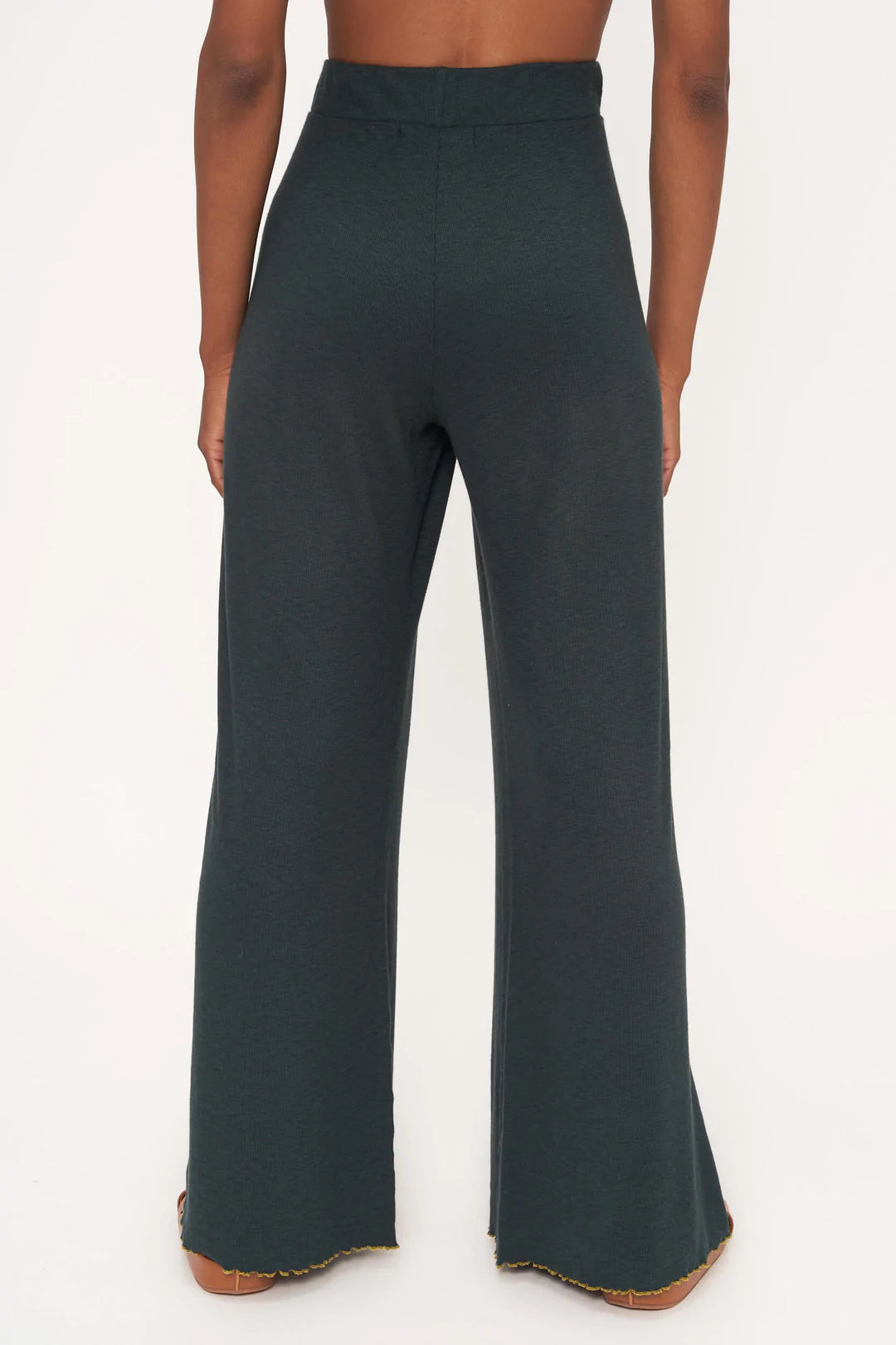 Camden Contrast Seamed Rib Pant