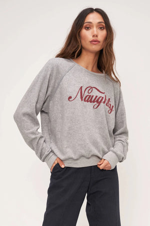 Naughty/Nice Reversible Sweatshirt