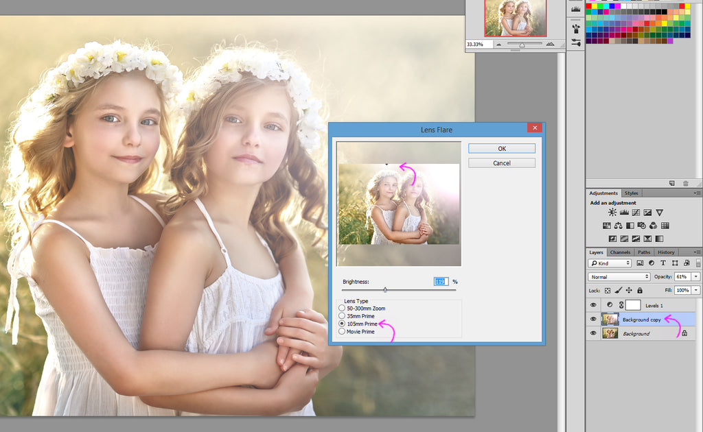 How to Use Photoshop's Lens Flare Filters