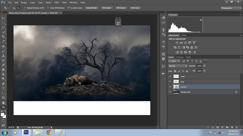 Compositing in Photoshop