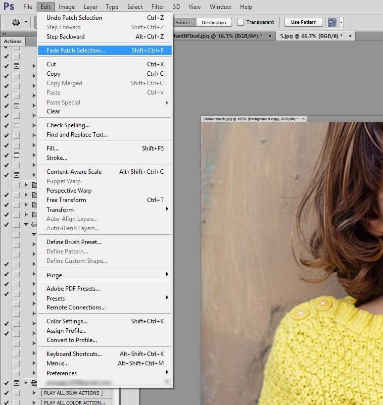 retouching tools in photoshop