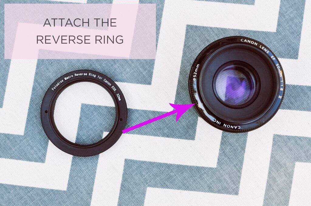 Reverse Ring for Canon 50mm