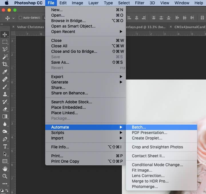 How to Batch Edit in Photoshop