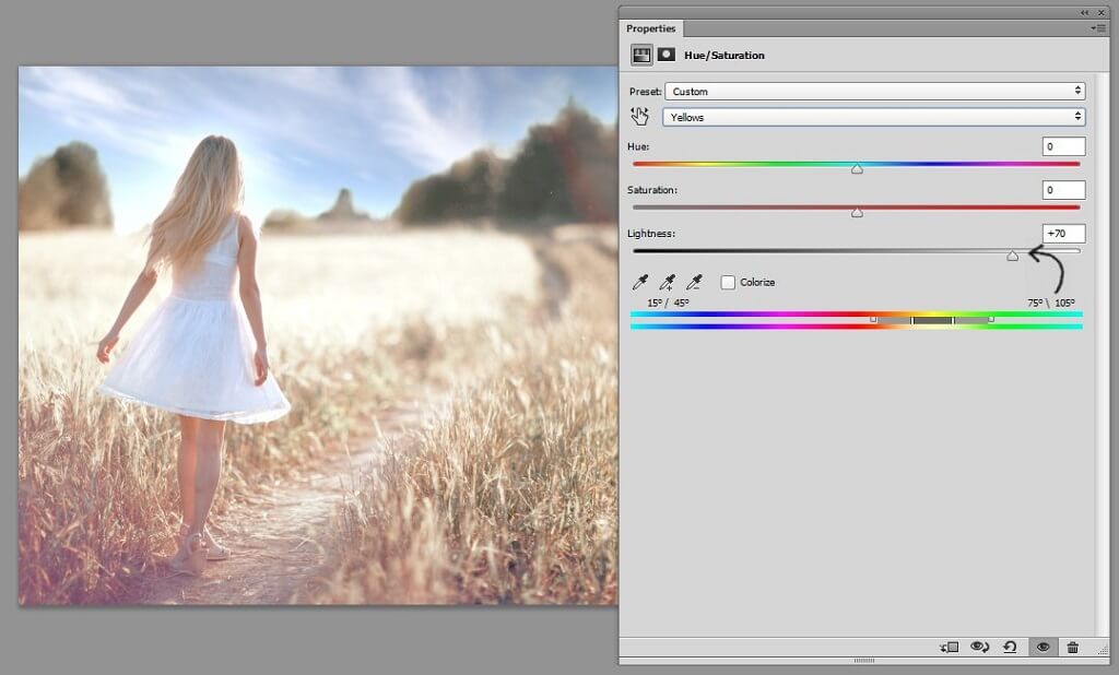 how to edit hue and saturation in photoshop