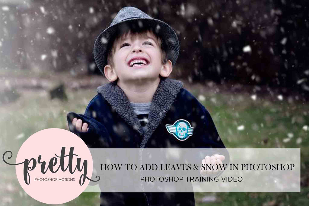 How to Add Leaves & Snow in Photoshop 