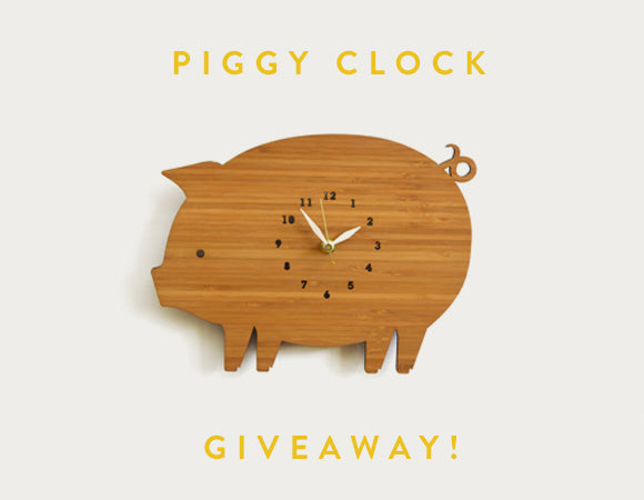 Piggy Wall Clock