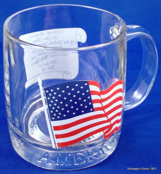 American Flag Coffee Mug 13 oz Schoppy's Since 1921
