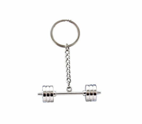 olympic barbell keychain mens barbell jewelry oly bar