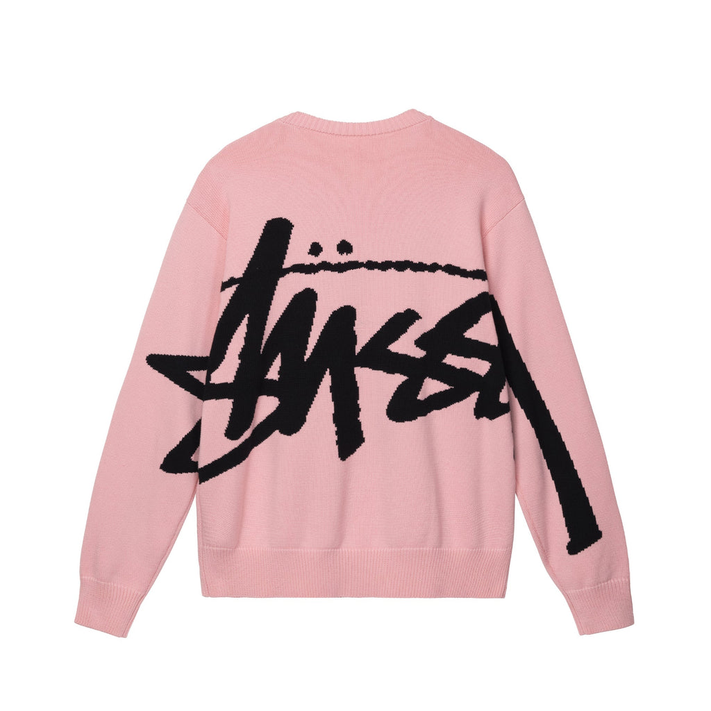 人気ブランドの Sサイズ STUSSY STOCK SWEATER Black セーター ニット