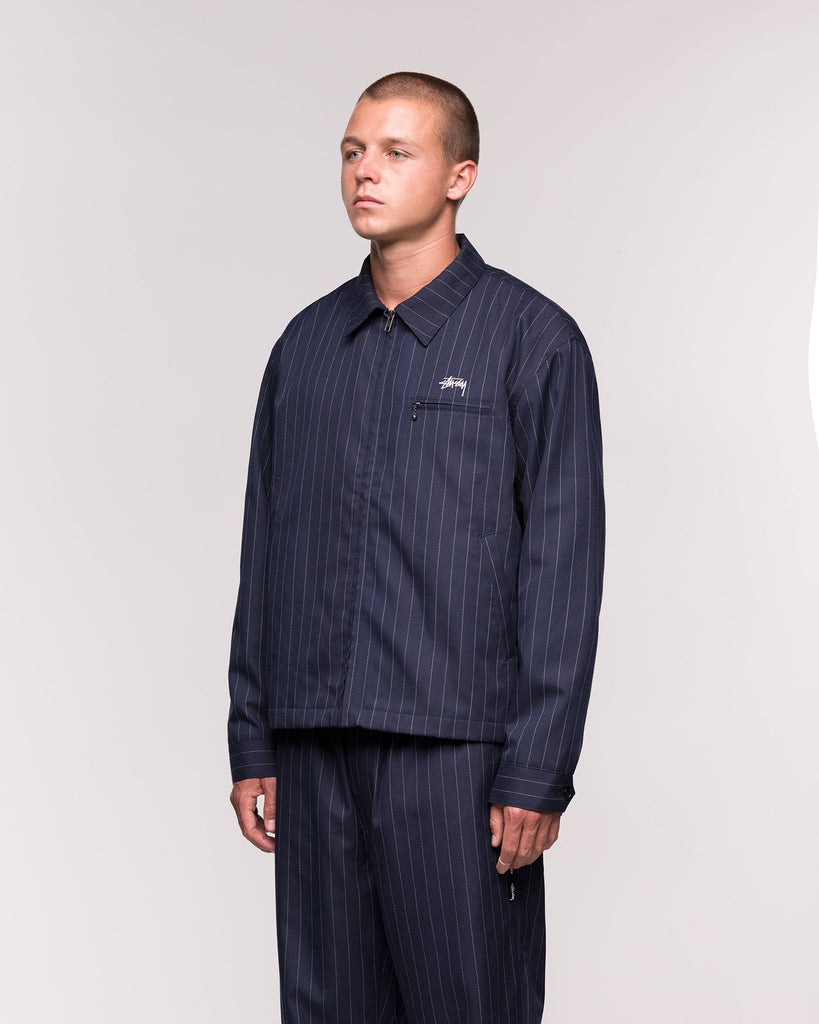 最安値級価格 希少 stussy CDG Pin PIN Striped JACKETセットアップ