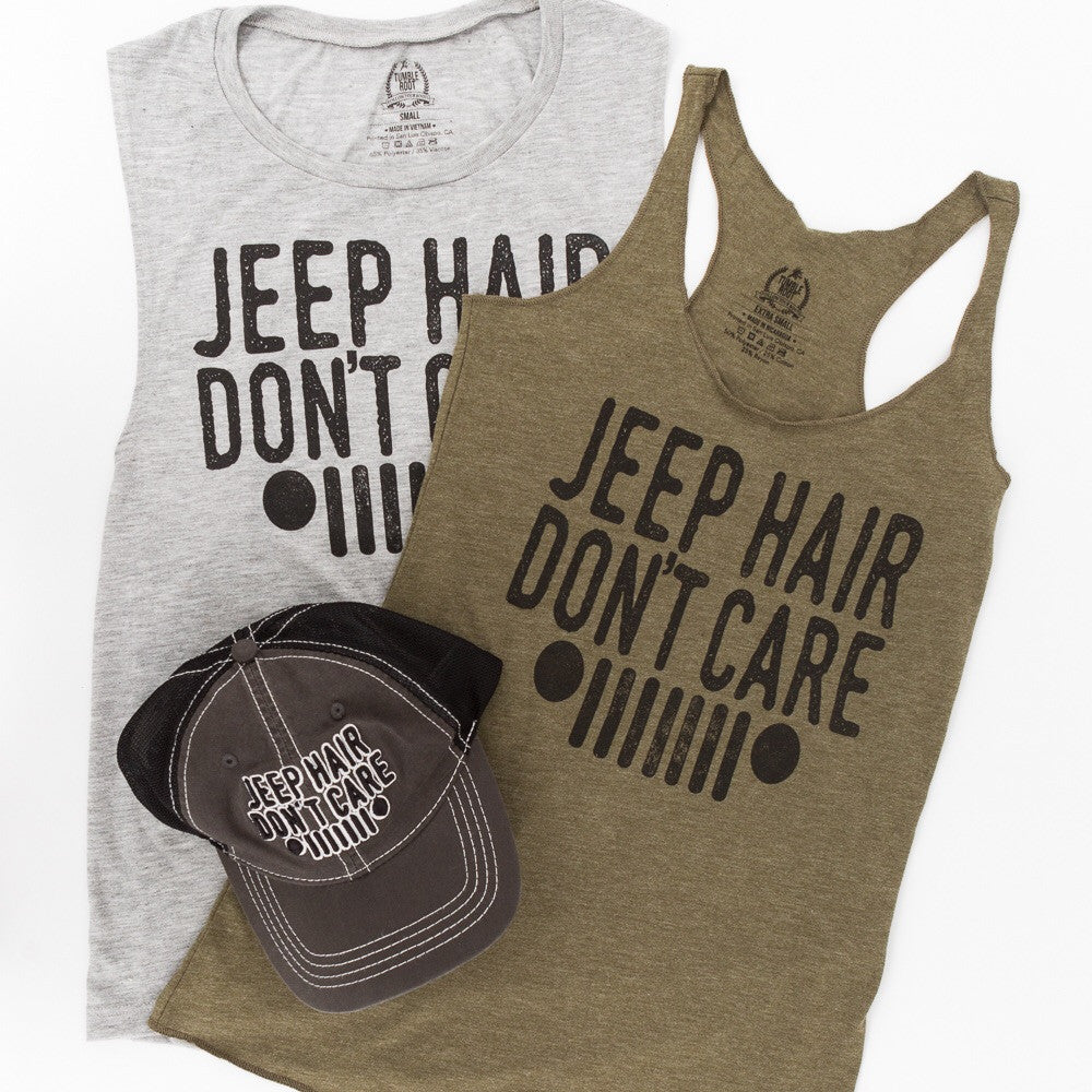 Jeep Hair Don't Care | Flowy Muscle Tank
