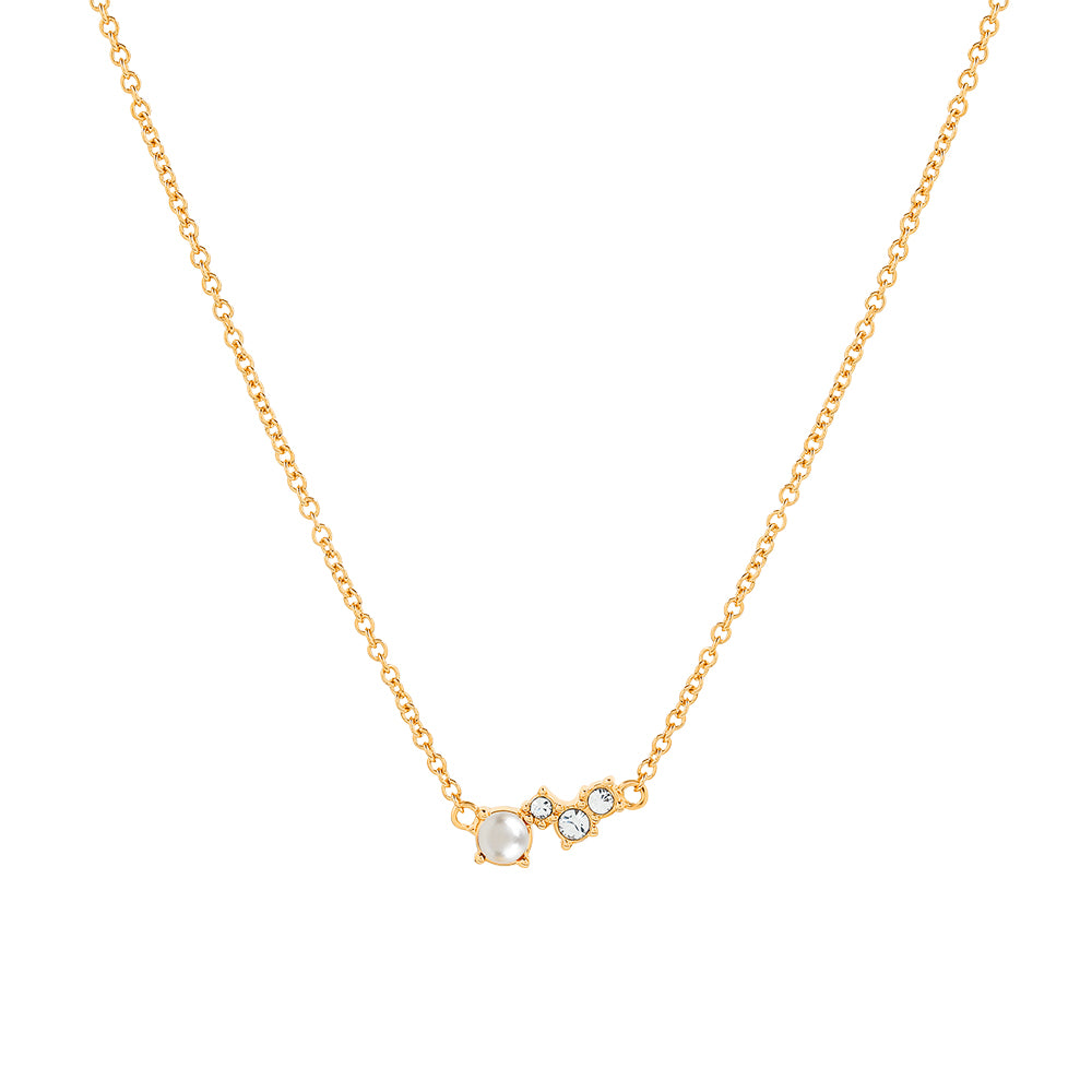 solid gold birthstone necklace