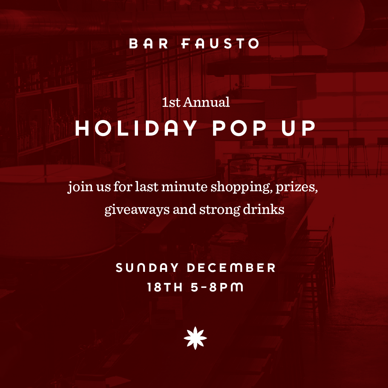 Fausto Holiday Pop-Up Market with Winter Session and friends