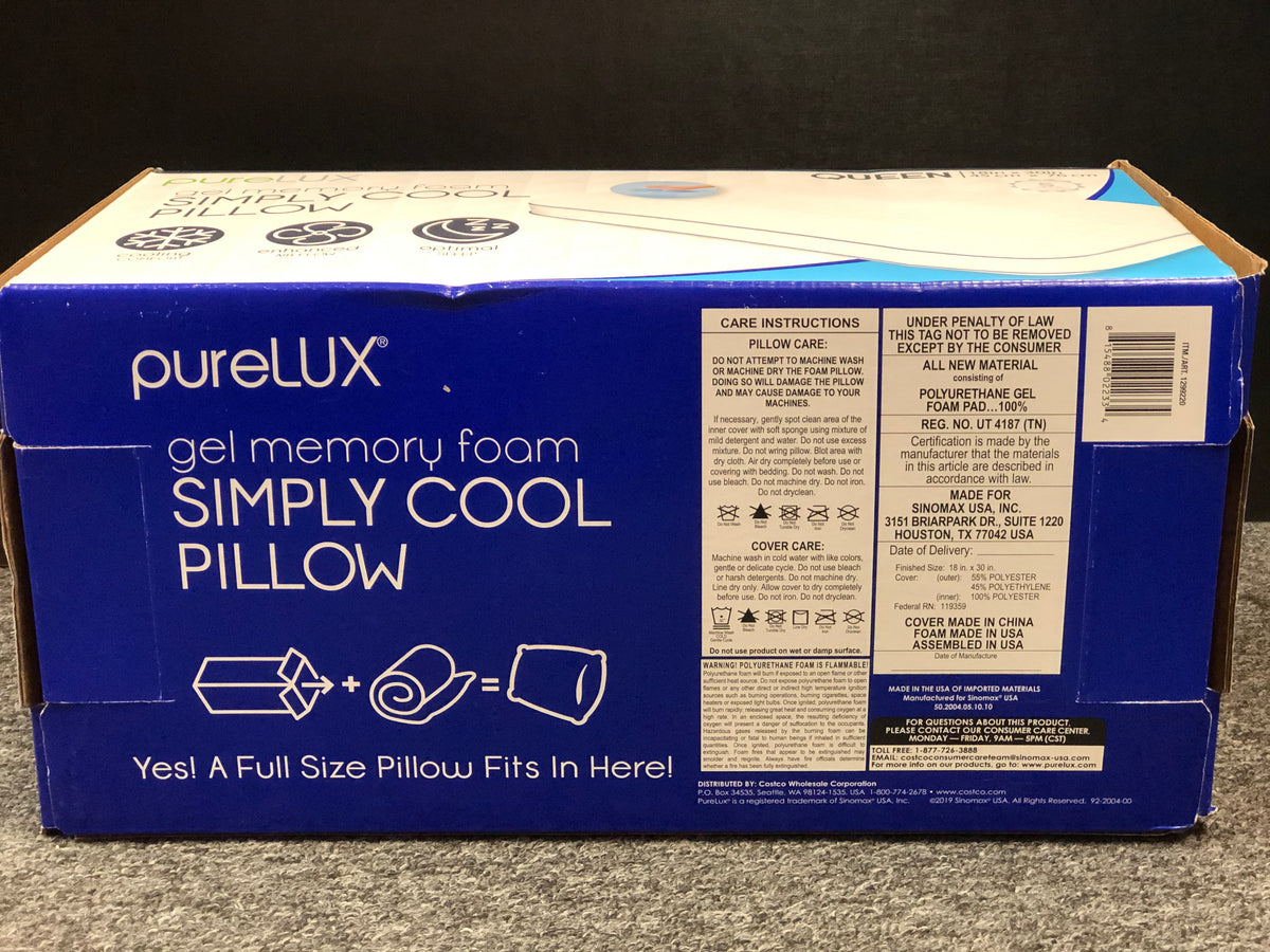 purelux simply cool pillow