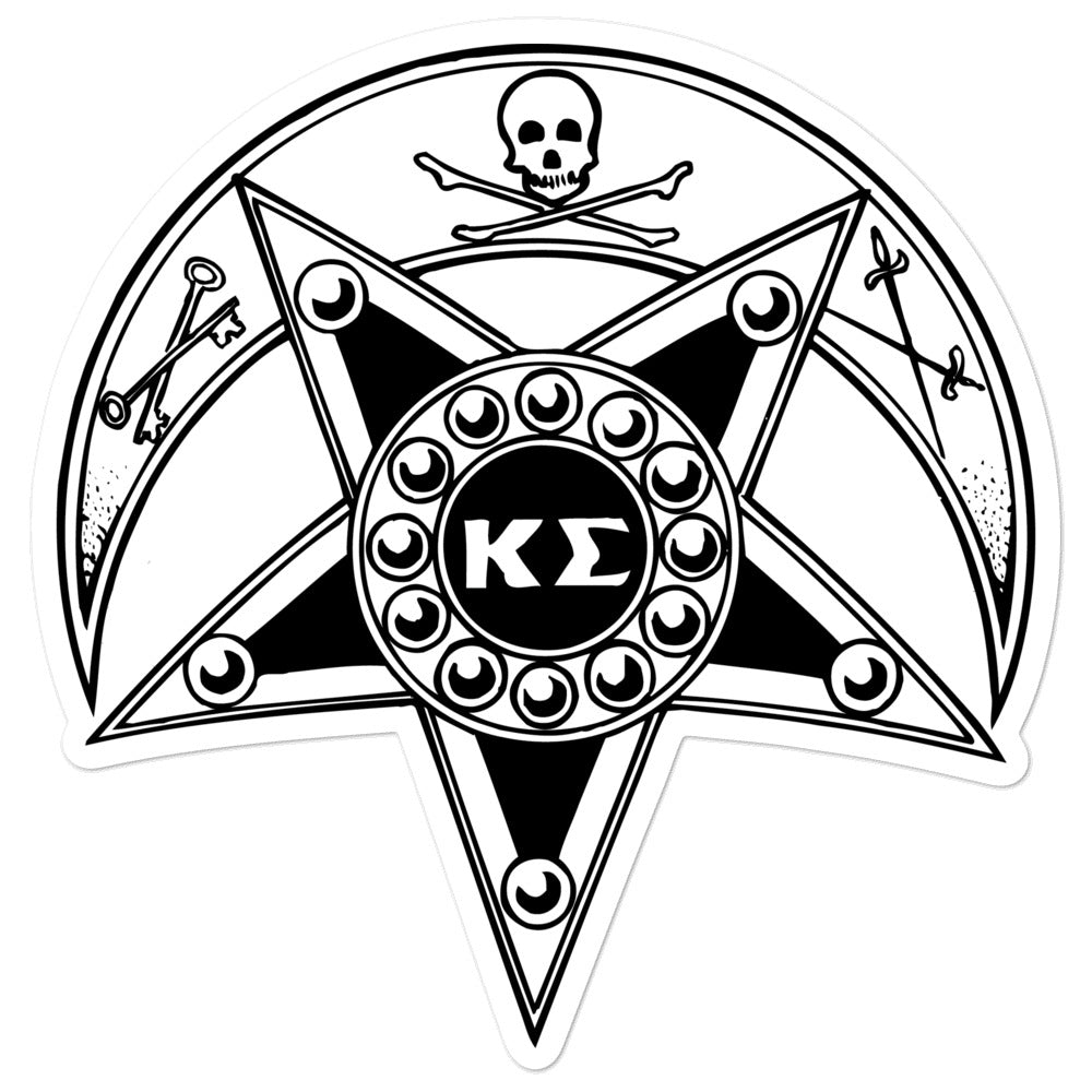 Martelaar Premier Refrein Kappa Sigma Badge Sticker - Fraternity Stickers - Greek Gifts -  DesignerGreek2