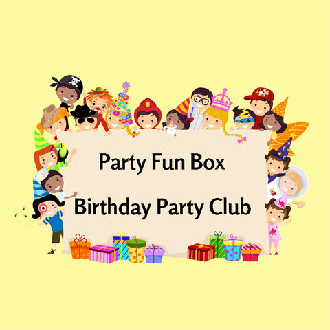 Craft Ideas Year  Birthday Party on Birthday Club   Party Fun Box