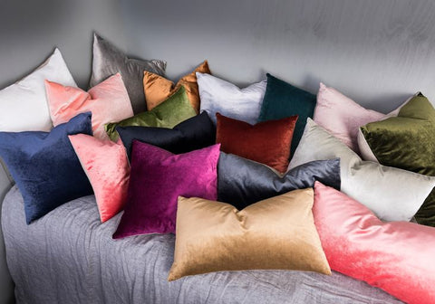 Velvet Cushions Gaudion Furniture 