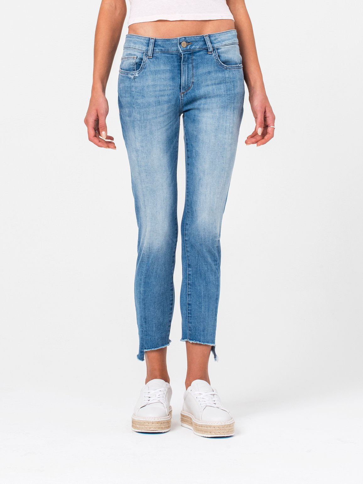 Florence Crop Mid Rise Skinny - New Town