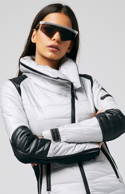 Cortina Moto Jacket -Silver