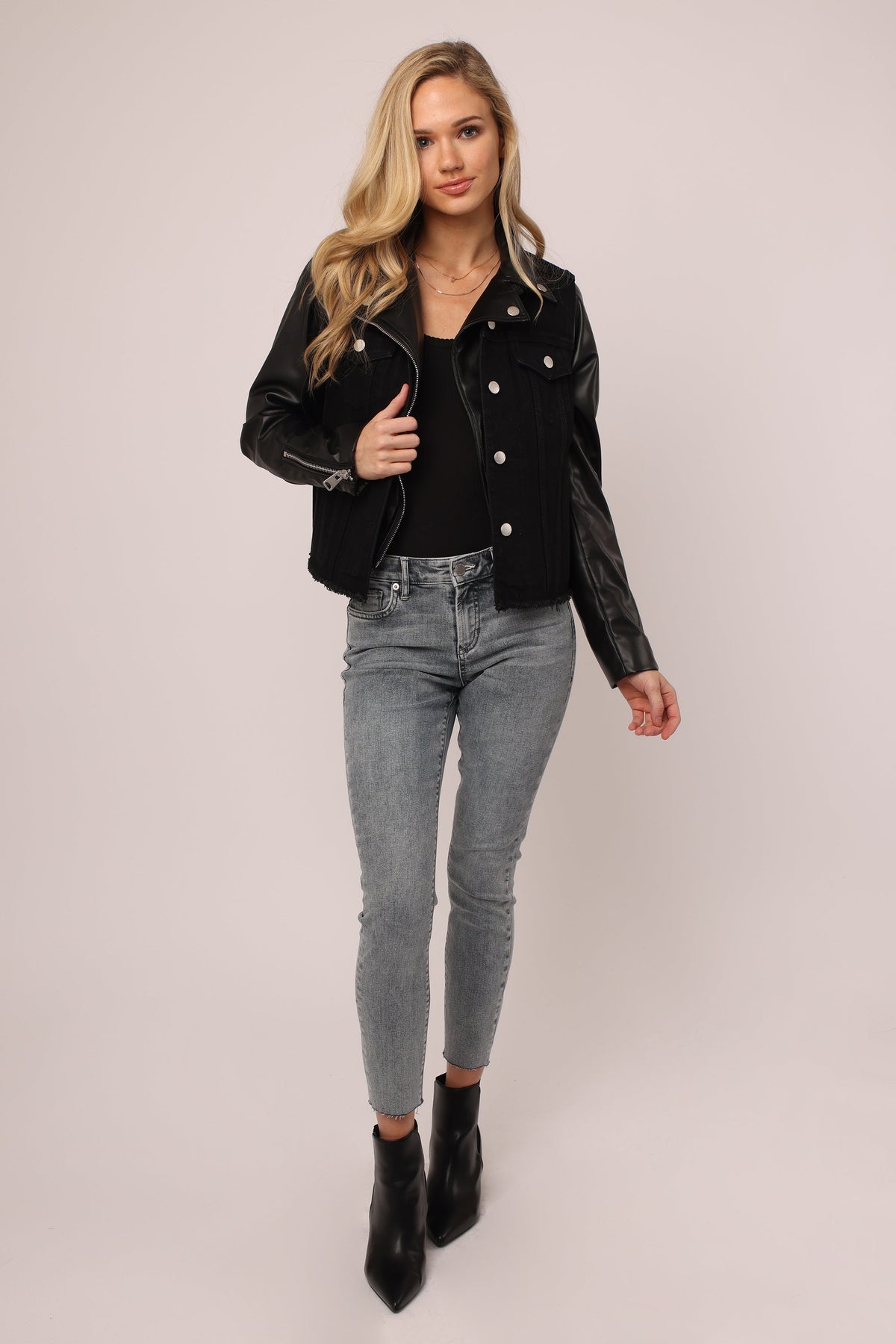 Eden Frayed Hem Jacket