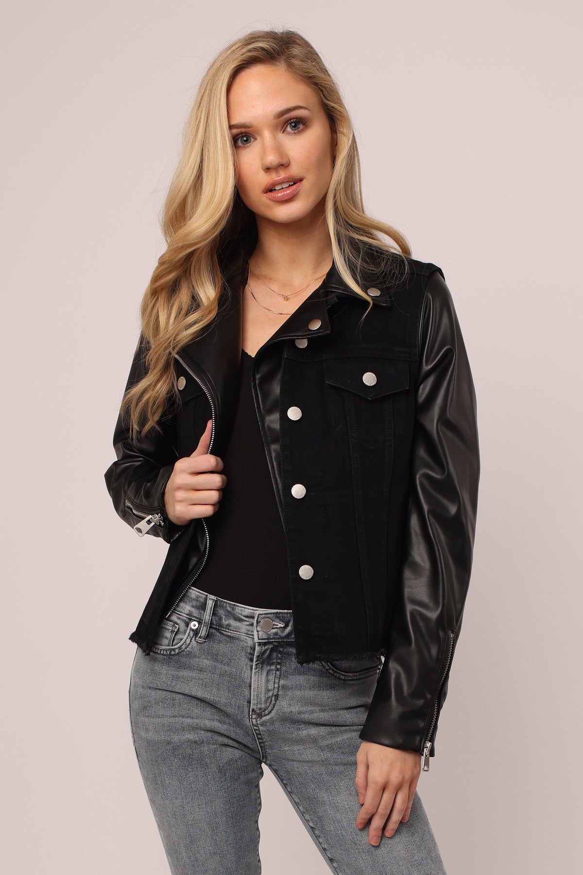 Eden Frayed Hem Jacket