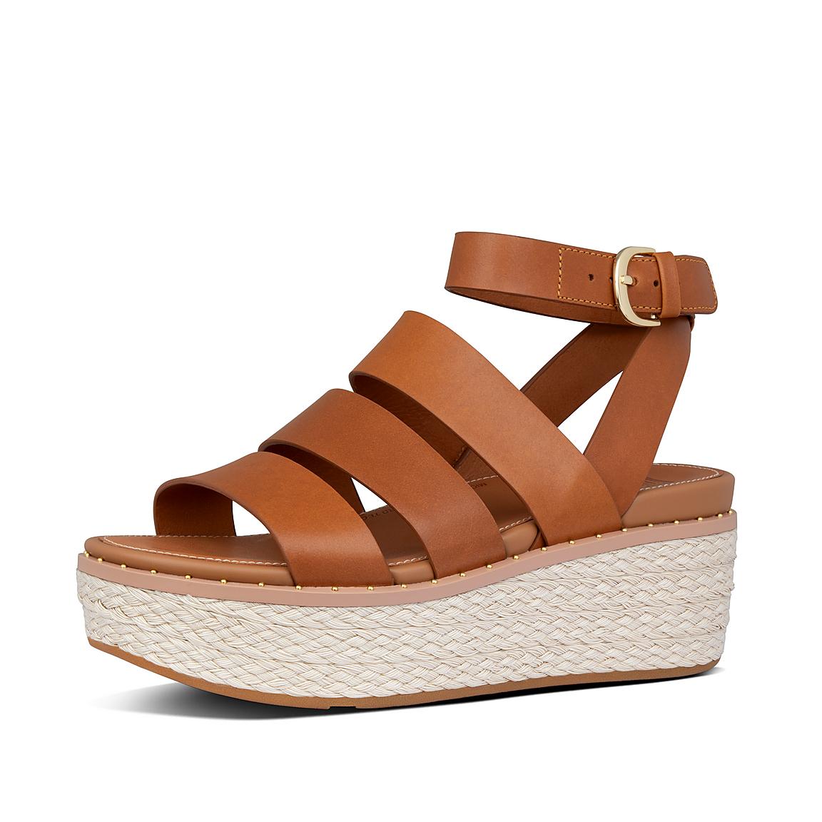 Eloise Ankle Strap Espadrille Wedge