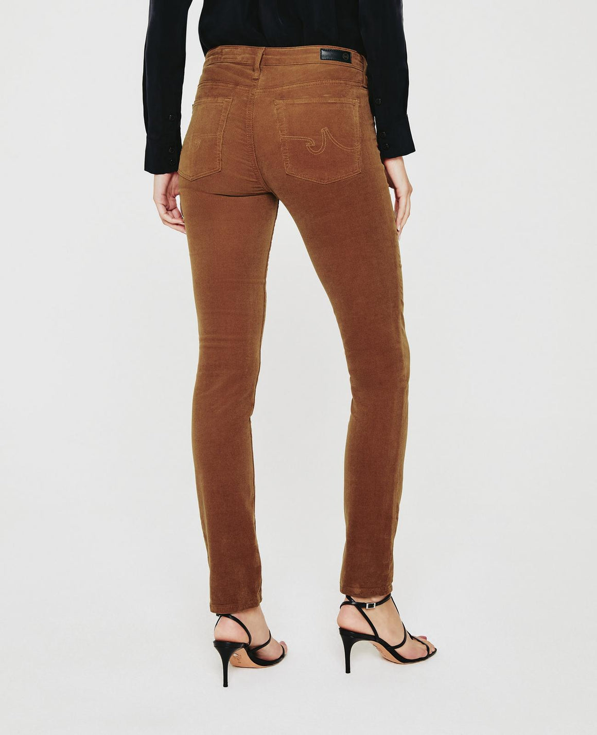 The Prima Cigarette Leg  in Clay Stone Corduroy