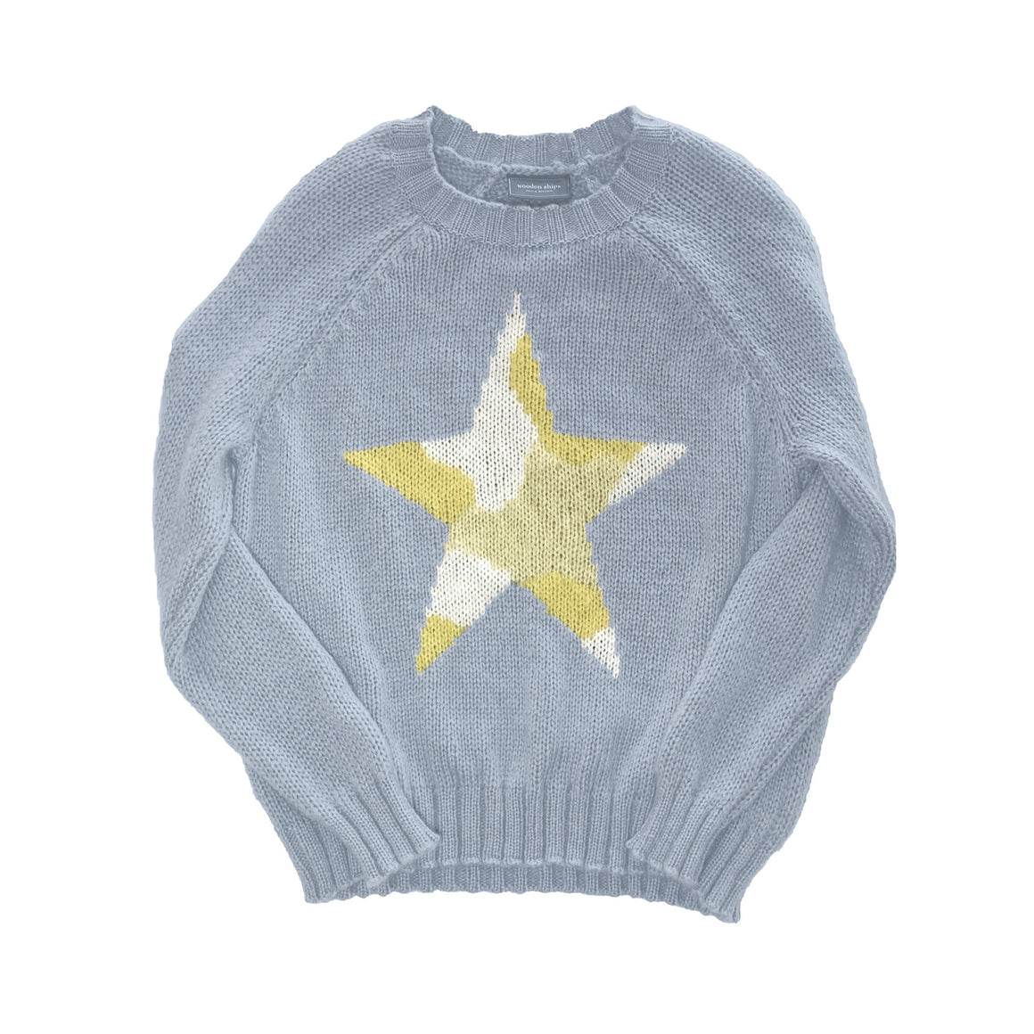 Camo Star Raglan Crew - SALE