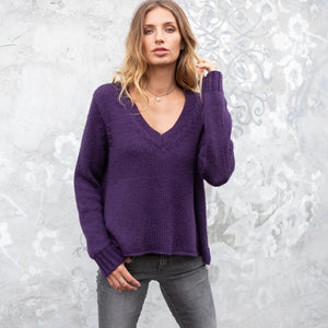 Cozy Chunky Vneck Sweater -SALE