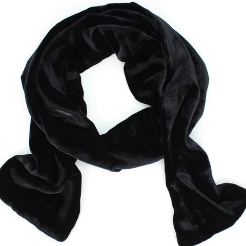 Silk Velvet Oblong Scarf