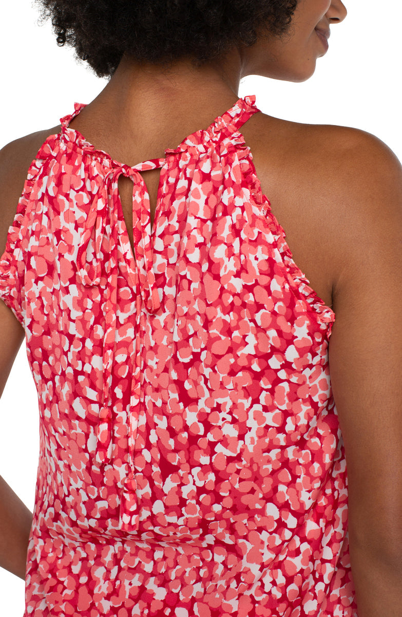 Halter Top With Ruffles