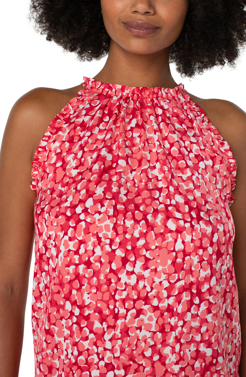 Halter Top With Ruffles