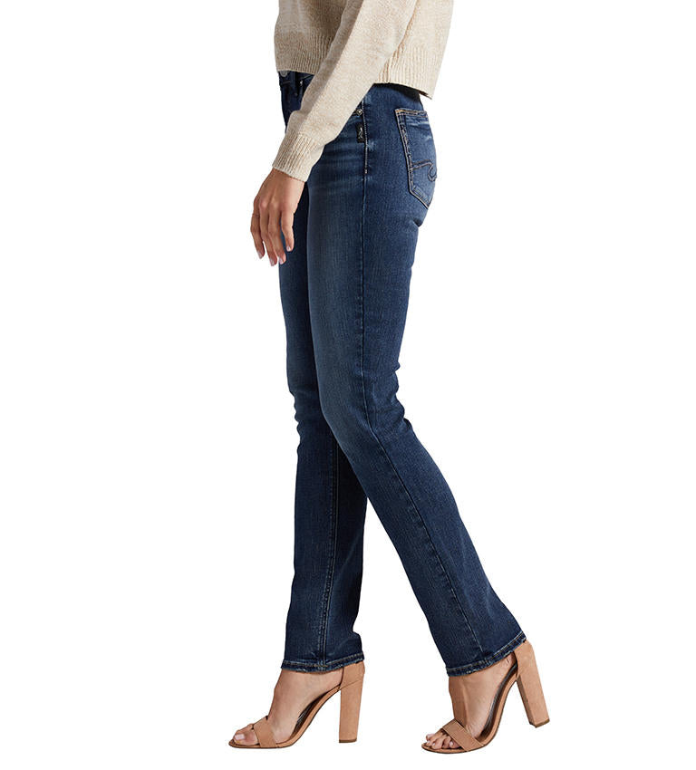 Avery Curvy Fit High Rise Straight Leg - Indigo