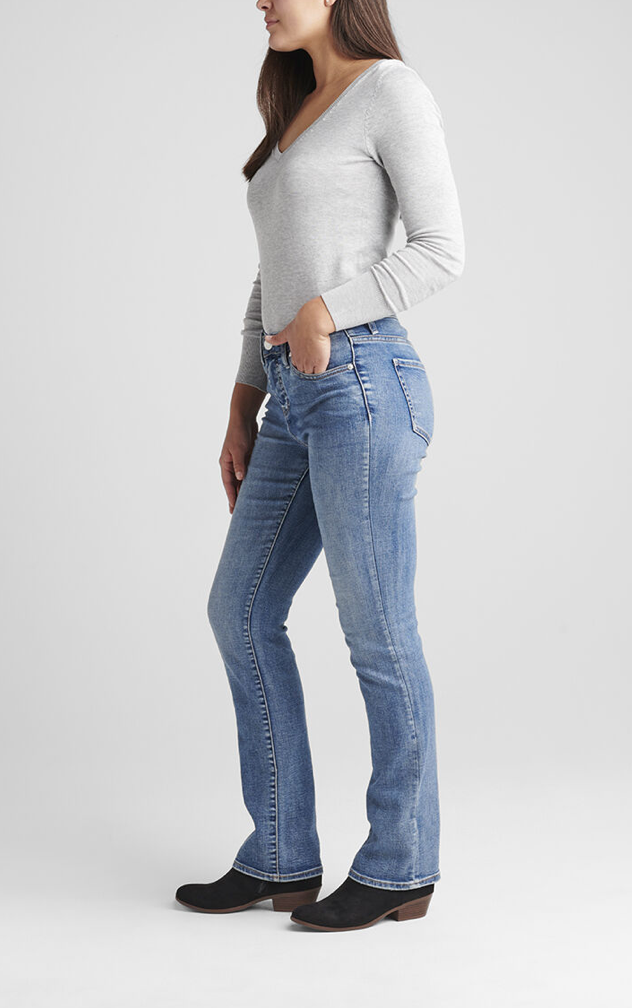 Eloise Mid Rise Bootcut - Mid Vintage