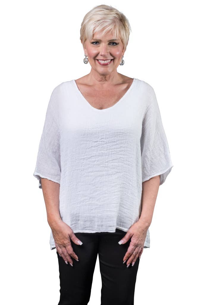 Anastasia Linen Top