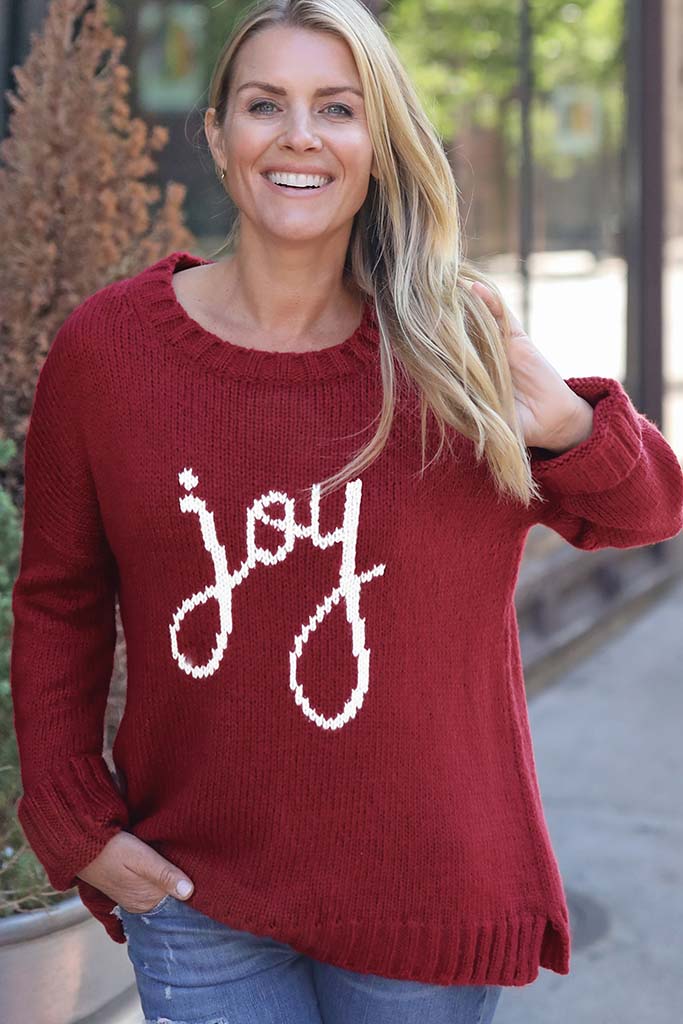 Joy Crew Sweater - SALE