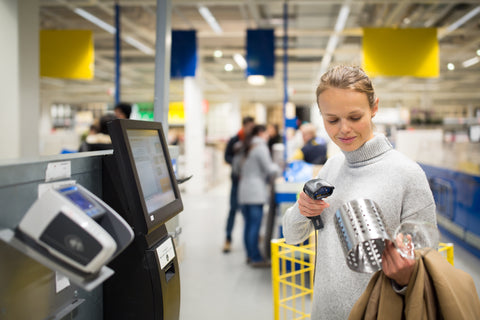 woman shopping at IKEA