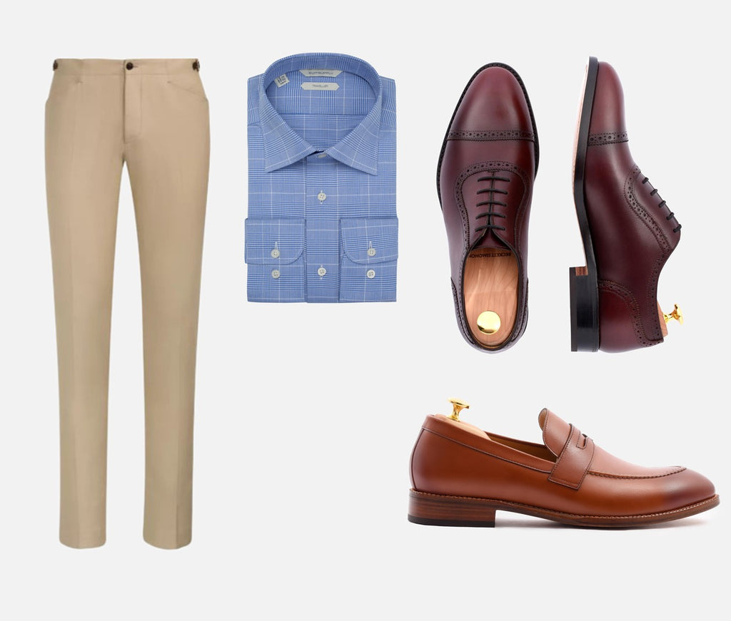 alternative to black shoes chinos