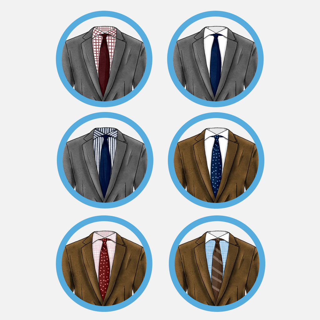 how to match suits shirts and ties light gray and brown suits