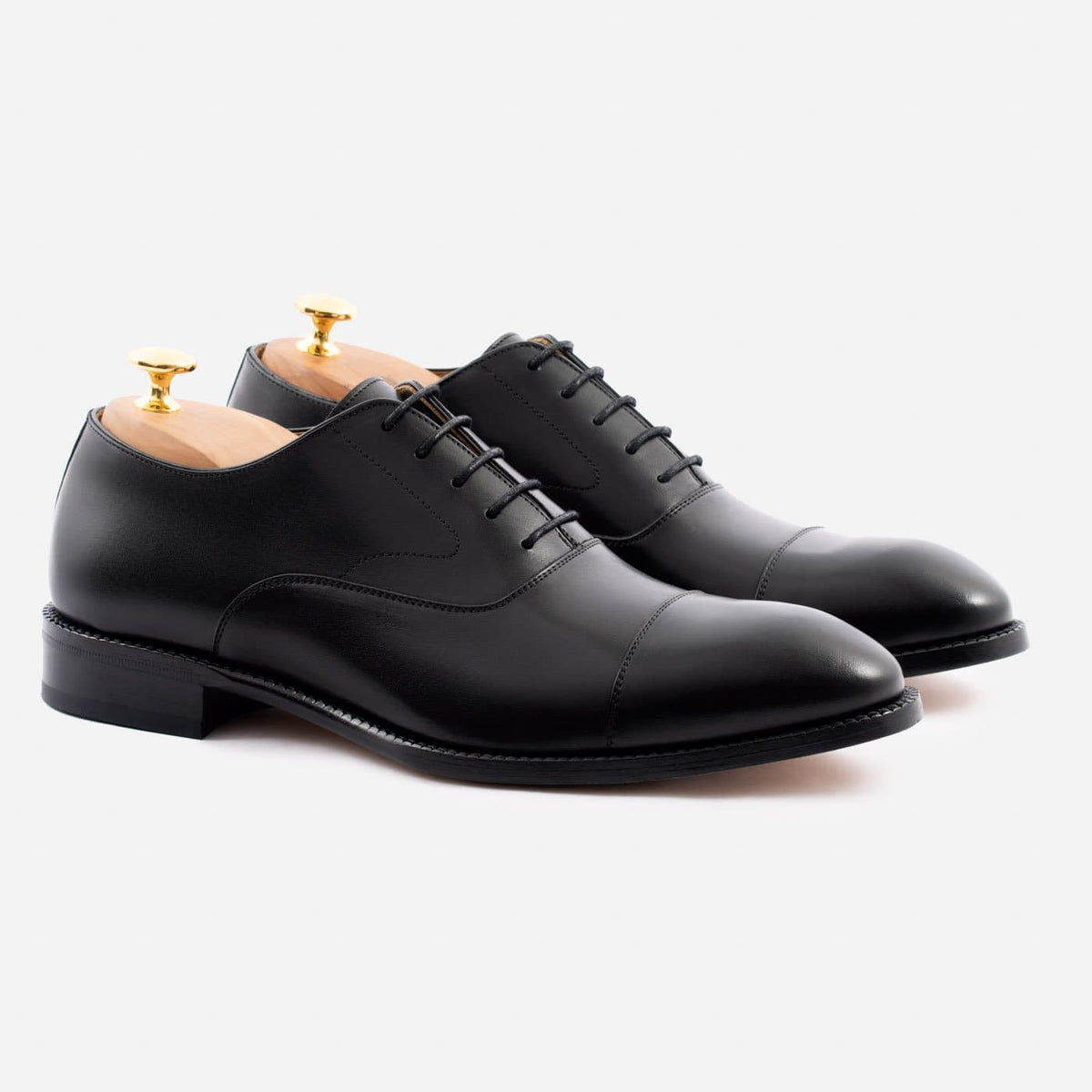 all black oxford shoes