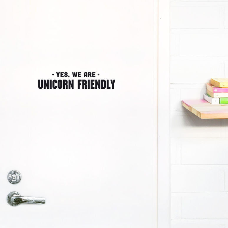 Naiise.com - Made of Sundays Unicorn Friendly Wall Decal