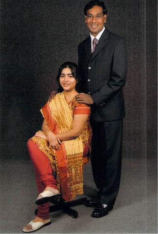 Our missionary Dennis and his wife in India.