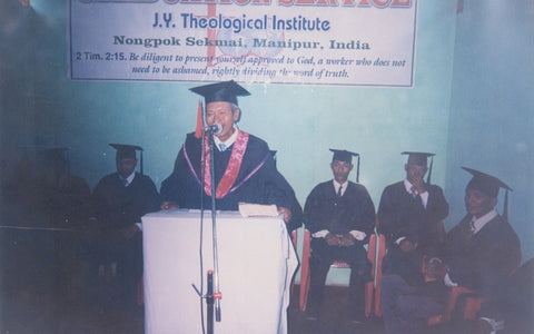 Graduation ceremony for students in JY Theological Institute.